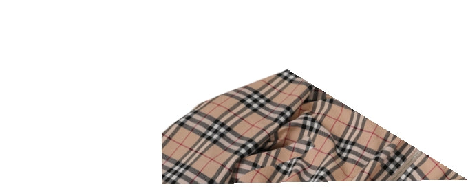 A-WENDE(オウェンド) Plaid Crop Trench coat / brown