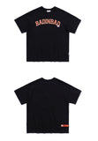 ベドインベド(BADINBAD) COLLEGE FONT LOGO TEE_BLACK