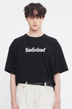 ベドインベド(BADINBAD)   ROLLING LOGO TEE_BLACK