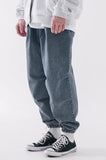ダブルユーブイプロジェクト(WV PROJECT) Ian Balloon Banded Waist Pants Blue MJLP7474