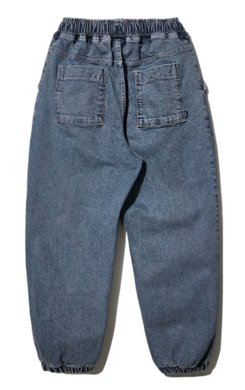 ダブルユーブイプロジェクト(WV PROJECT) Ian Balloon Banded Waist Pants Blue MJLP7474