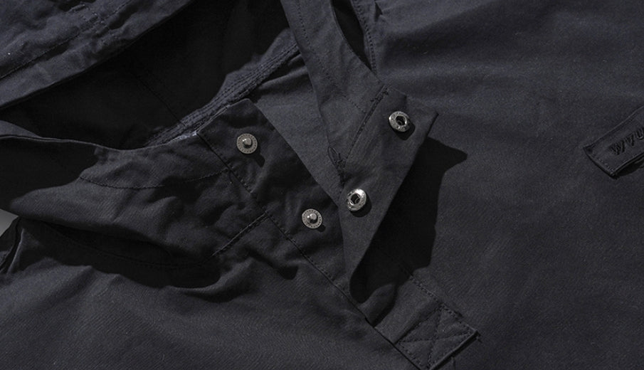 ダブルユーブイプロジェクト(WV PROJECT) Rex Anorak Hooded Black MJHD7462