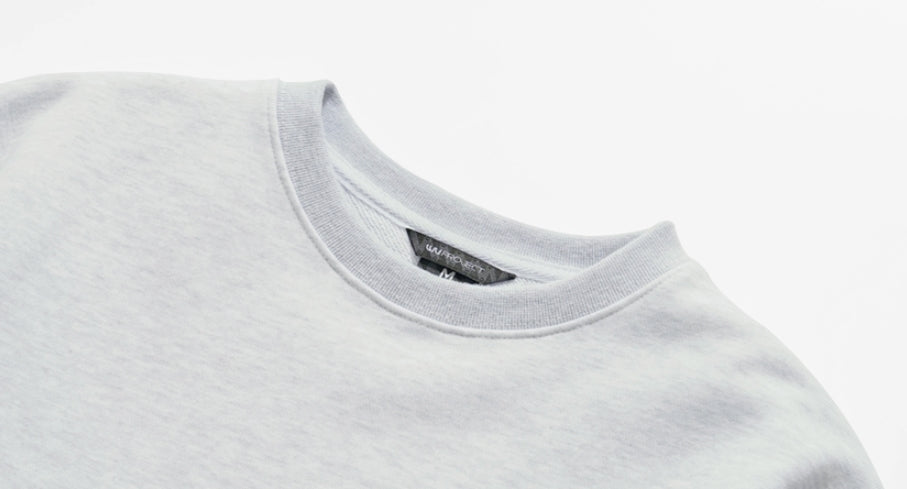 ダブルユーブイプロジェクト(WV PROJECT) Suffled sweatshirt WhiteOatmeal JJMT7468