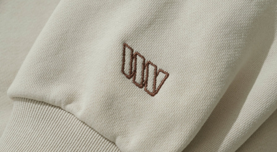 ダブルユーブイプロジェクト(WV PROJECT) Suffled sweatshirt Light Beige JJMT7468