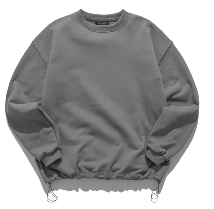 ダブルユーブイプロジェクト(WV PROJECT) Suffled sweatshirt Dark Grey JJMT7468