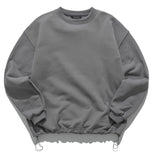 ダブルユーブイプロジェクト(WV PROJECT) Suffled sweatshirt Dark Grey JJMT7468