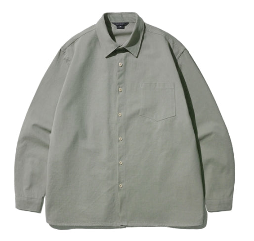 ダブルユーブイプロジェクト(WV PROJECT) Green day shirt light khaki KMLS7472