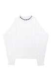DAYDAF (デイダフ) DAYDAF NECK LOGO SLEEVE T-SHIRT (WHITE)