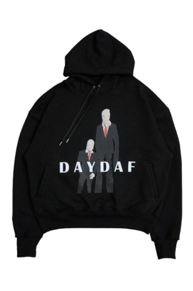 DAYDAF (デイダフ) DAYDAF SLENDER MAN HOODIE - BLACK
