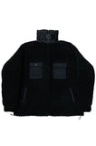 DAYDAF (デイダフ) DAYDAF COBRA BUCKLE FLEECE JACKET - BLACK