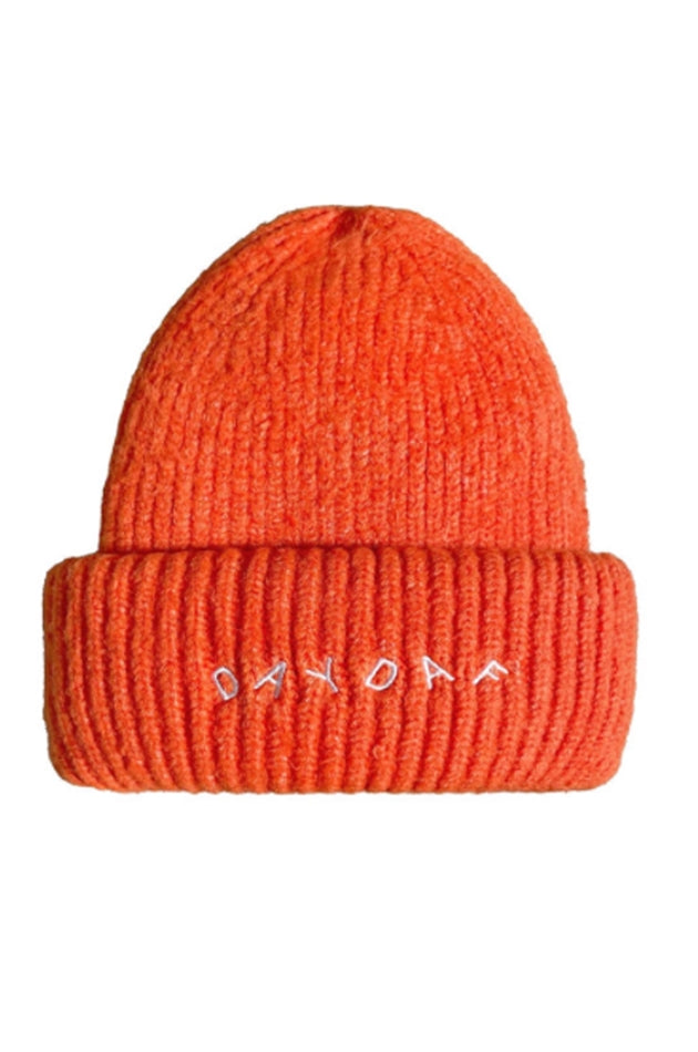 DAYDAF (デイダフ) DAYDAF SMALL HAIRED BEANIE - ORANGE
