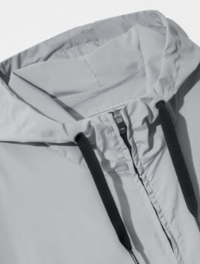 ダブルユーブイプロジェクト(WV PROJECT) Picnic Light Hood Jacket Gray KMOT7475