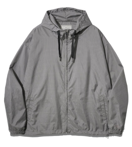 ダブルユーブイプロジェクト(WV PROJECT) Picnic Light Hood Jacket CheckBrown KMOT7475