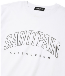 セイントペイン(SAINTPAIN)  SP ARCH LOGO T-WHITE