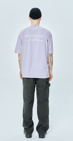 セイントペイン(SAINTPAIN)  SP OUT LINE LOGO T-CHARCOAL