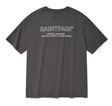 セイントペイン(SAINTPAIN)  SP OUT LINE LOGO T-CHARCOAL