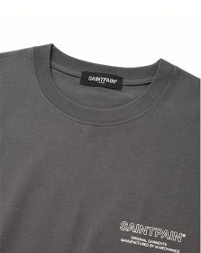 セイントペイン(SAINTPAIN)  SP OUT LINE LOGO T-CHARCOAL