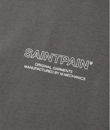 セイントペイン(SAINTPAIN)  SP OUT LINE LOGO T-CHARCOAL