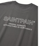 セイントペイン(SAINTPAIN)  SP OUT LINE LOGO T-CHARCOAL