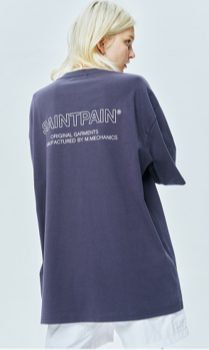 セイントペイン(SAINTPAIN)  SP OUT LINE LOGO T-NAVY