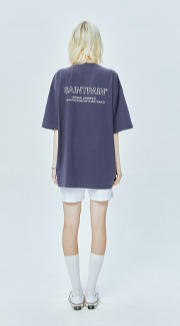 セイントペイン(SAINTPAIN)  SP OUT LINE LOGO T-NAVY