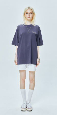 セイントペイン(SAINTPAIN)  SP OUT LINE LOGO T-LIGHT GRAY