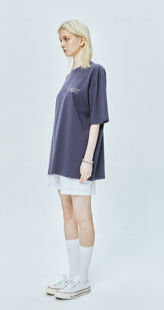 セイントペイン(SAINTPAIN)  SP OUT LINE LOGO T-LIGHT GRAY