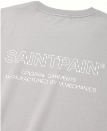 セイントペイン(SAINTPAIN)  SP OUT LINE LOGO T-LIGHT GRAY