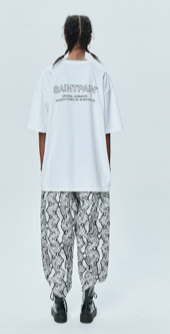 セイントペイン(SAINTPAIN)  SP OUT LINE LOGO T-WHITE