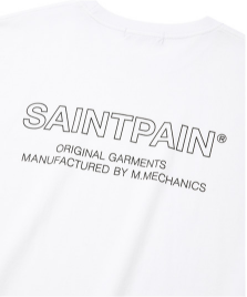 セイントペイン(SAINTPAIN)  SP OUT LINE LOGO T-WHITE