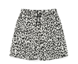 セイントペイン(SAINTPAIN)  SP LEOPARD LINEN SHORT PANTS-WHITE