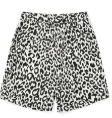 セイントペイン(SAINTPAIN)  SP LEOPARD LINEN SHORT PANTS-WHITE
