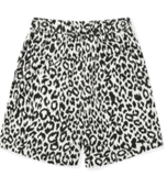 セイントペイン(SAINTPAIN)  SP LEOPARD LINEN SHORT PANTS-WHITE