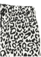 セイントペイン(SAINTPAIN)  SP LEOPARD LINEN SHORT PANTS-WHITE