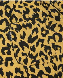 セイントペイン(SAINTPAIN)  SP LOOSE FIT LEOPARD LINEN SHIRTS-YELLOW