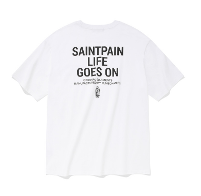 セイントペイン(SAINTPAIN)  SP LIFE GOES ON T-WHITE
