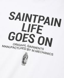 セイントペイン(SAINTPAIN)  SP LIFE GOES ON T-WHITE