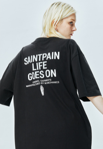 セイントペイン(SAINTPAIN)  SP LIFE GOES ON T-BLACK