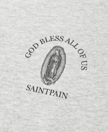 セイントペイン(SAINTPAIN)  SP GOD BLESS ALL T-MELANGE GRAY