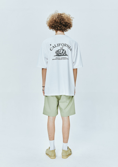 セイントペイン(SAINTPAIN) SP CALIF BEAR LOGO T-WHITE