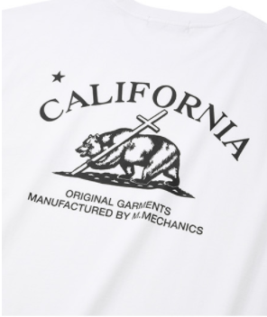 セイントペイン(SAINTPAIN) SP CALIF BEAR LOGO T-WHITE