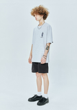 セイントペイン(SAINTPAIN) SP FLAG OF PAISLEY T-ASH MELANGE