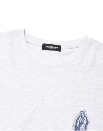 セイントペイン(SAINTPAIN) SP FLAG OF PAISLEY T-ASH MELANGE