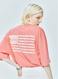 セイントペイン(SAINTPAIN) SP FLAG OF PAISLEY T-CORAL