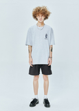 セイントペイン(SAINTPAIN) SP FLAG OF PAISLEY T-CORAL