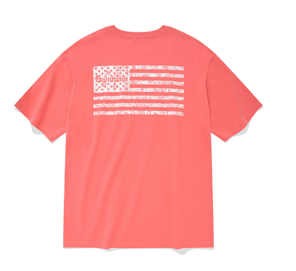 セイントペイン(SAINTPAIN) SP FLAG OF PAISLEY T-CORAL