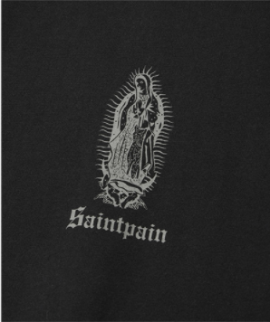 セイントペイン(SAINTPAIN) SP FLAG OF PAISLEY T-BLACK