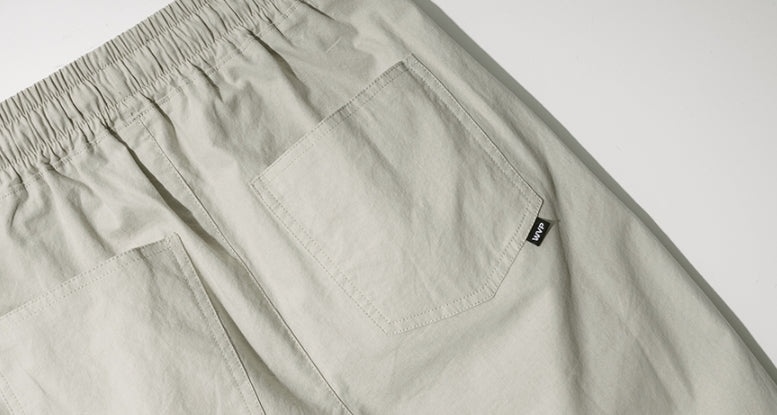 ダブルユーブイプロジェクト(WV PROJECT) Rocky Banding Cool Balloon Pants GreyBeige CJLP7492