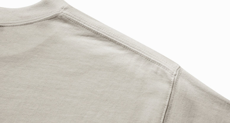 ダブルユーブイプロジェクト(WV PROJECT) Palm tree short-sleeved T-shirt gray beige JIST7503