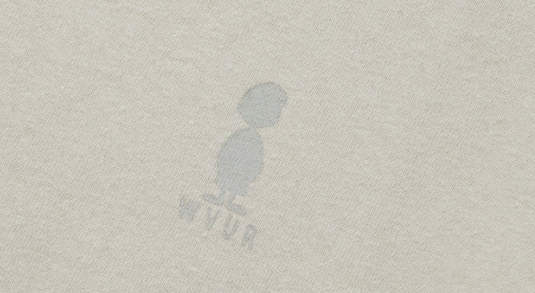 ダブルユーブイプロジェクト(WV PROJECT) Palm tree short-sleeved T-shirt gray beige JIST7503